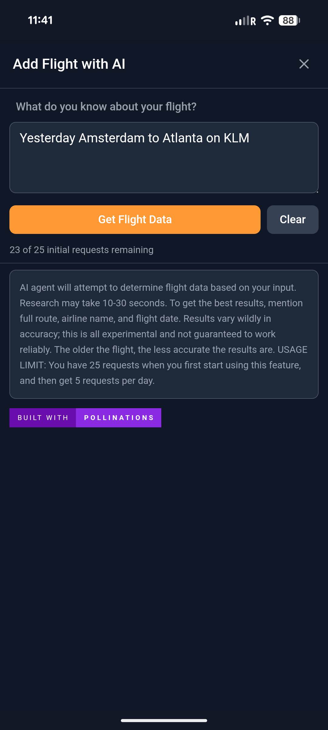 FLTRCKR In-App Screenshot 2
